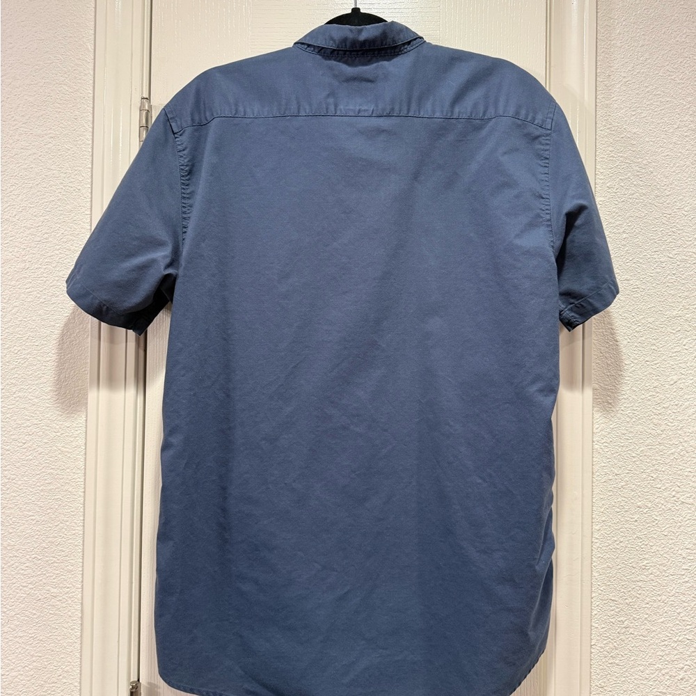 RVCA Men's Casual Navy Button Down Shirt Size XL - Picture 4 of 6